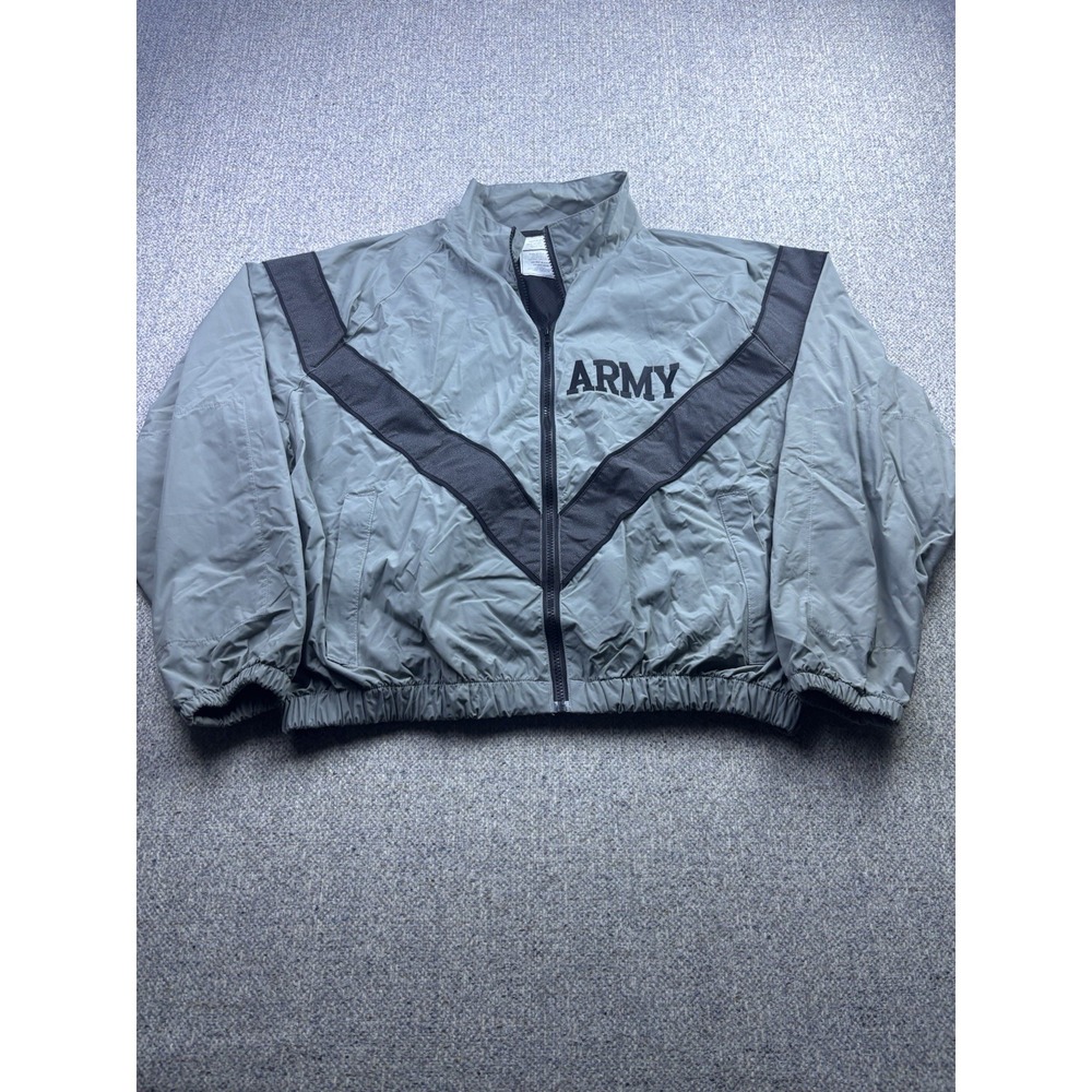 Vintage 1999 US Army IPFU Jacket‎ Mens M Short Reflective Windbreaker Training